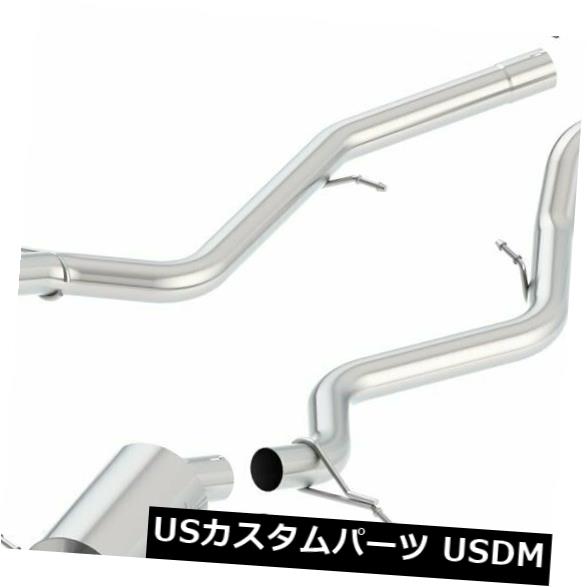 輸入マフラー Borla 07-08 BMW 335iクーペ/セダンアグレッシブキャットバックエキゾーストシステム Borla 07-08 BMW 335i coupe/sedan aggressive catback exhaust system 【並行輸入品】