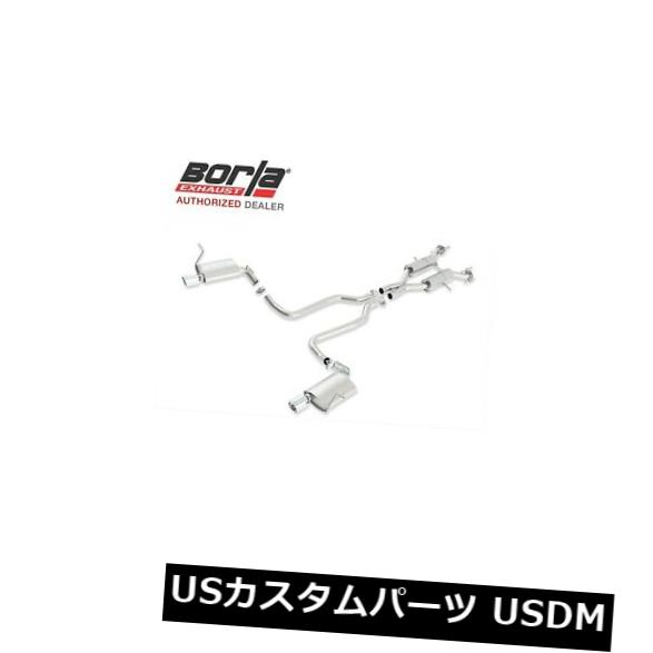 輸入マフラー BORLA 140406キャットバックエキゾーストシステム2011-2017ジープグランドチェロキー5.7L 2 / 4WD BORLA 140406 Cat-Back Exhaust System 2011-2017 Jeep GRAND CHEROKEE 5.7L 2/4WD 【並行輸入品】