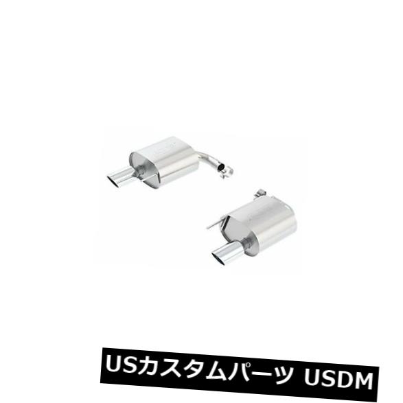 輸入マフラー 2015-16フォードマスタング2.3L EcoBoost用Borla Sタイプリアセクションデュアルエキゾースト Borla S Type Rear Section Dual Exhaust for 2015-16 Ford Mustang 2.3L EcoBoost 【並行輸入品】｜カスタムパーツ WORLD倉庫