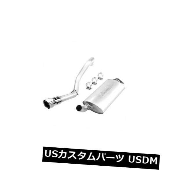 輸入マフラー Borla 14924-ツーリングステンレススチールシングルキャットバックエキゾーストシステム Borla 14924 - Touring Stainless Steel Single Cat-Back Exhaust System 【並行輸入品】