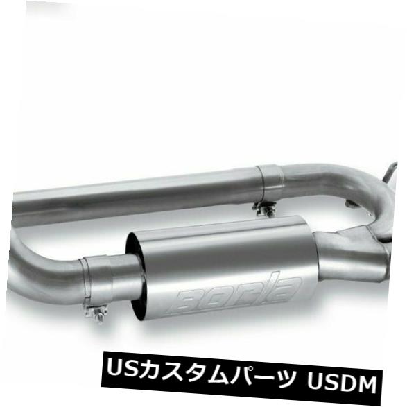 輸入マフラー Borla 10-13 Mazda 3 / Mazdaspeed 3 2.5L / 2.3L Turbo FEW MTハッチバックSSエキゾースト（再 Borla 10-13 Mazda 3/Mazdaspeed 3 2.5L/2.3L Turbo FEW MT Hatchback SS Exhaust (re 【並行輸入品】