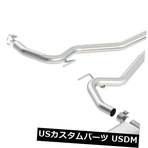 輸入マフラー Borla 140584 Sタイプキャットバックエキゾーストシステムは15-19マスタングに適合 Borla 140584 S-Type Cat-Back Exhaust System Fits 15-19 Mustang 【並行輸入品】