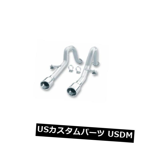 輸入マフラー 97-04コルベットC5 / C5 Z06 5.7L V8 RWD＃12649用BorlaアクスルバックエキゾーストSタイプ Borla Axle-Back Exhaust S-Type For 97-04 Corvette C5/ C5 Z06 5.7L V8 RWD #12649 【並行輸入品】