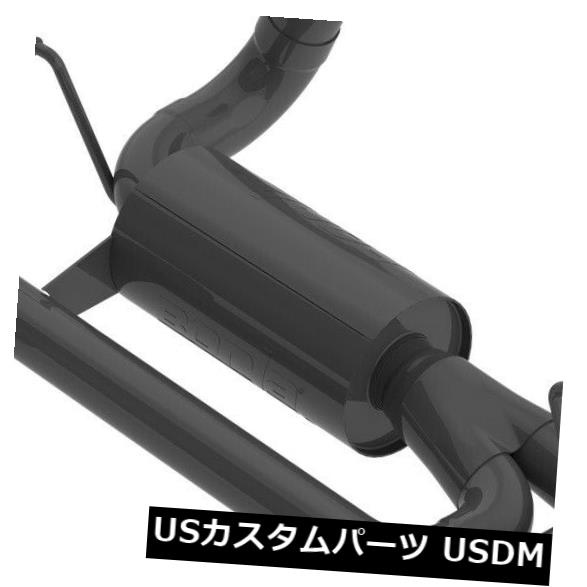 輸入マフラー Borla 11957CB ATAKアクスルバックエキゾーストシステムは18-20ラングラー（JL）に適合 Borla 11957CB ATAK Axle-Back Exhaust System Fits 18-20 Wrangler (JL) 【並行輸入品】