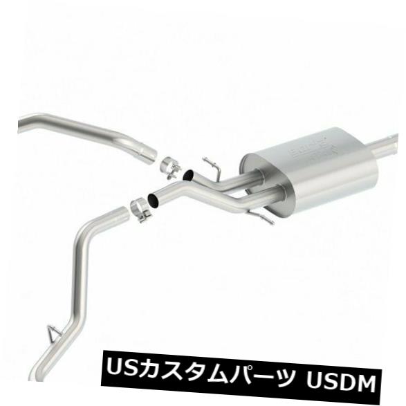 輸入マフラー Borla 14-16シボレーシルバラード1500 5.3L ATAKキャットバックエキゾーストw /ブラッククロームT Borla 14-16 Chevrolet Silverado 1500 5.3L ATAK Catback Exhaust w/ Black Chrome T 【並行輸入品】|カスタムパーツ WORLD倉庫