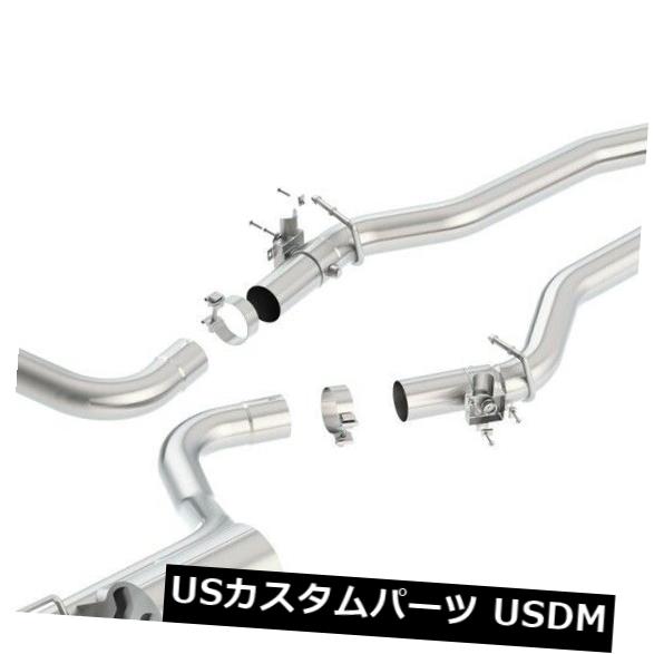 輸入マフラー Borla 140646 Cat-Back ATAKシステムは15のチャレンジャーに適合 Borla 140646 Cat-Back ATAK System Fits 15 Challenger 【並行輸入品】