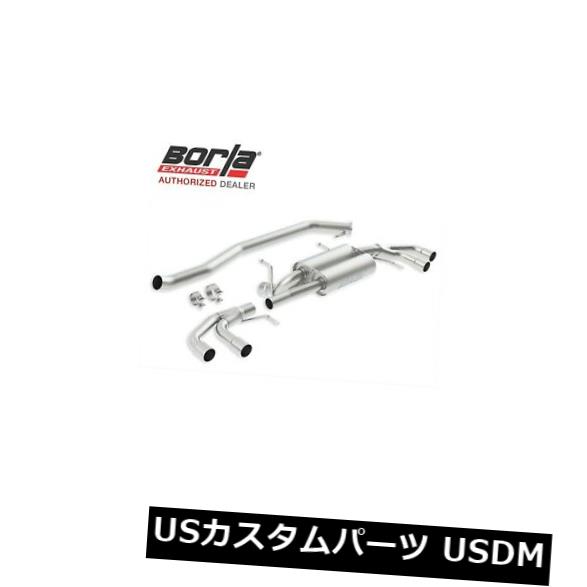 輸入マフラー BORLA 140326キャットバックエキゾーストは日産GT-R GTR 2009-2012 3.8L V6ツインターボに適合 BORLA 140326 Cat-Back Exhaust Fits Nissan GT-R GTR 2009-2012 3.8L V6 Twin Turbo 【並行輸入品】