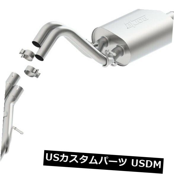 輸入マフラー Borla 140652 Sタイプキャットバックシステムは15エスカレードユーコンに適合 Borla 140652 S-Type Cat-Back System Fits 15 Escalade Yukon 【並行輸入品】