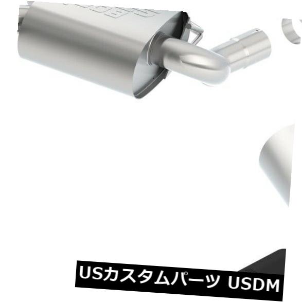 輸入マフラー Borla 11924CB Sタイプアクスルバックエキゾーストシステムは16-20カマロに適合 Borla 11924CB S-Type Axle-Back Exhaust System Fits 16-20 Camaro 【並行輸入品】