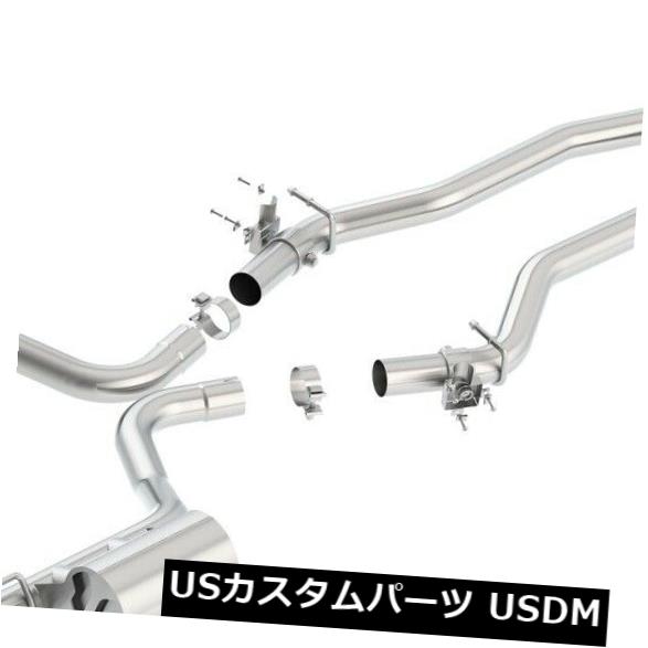 輸入マフラー Borla 140672 ATAK Cat-Back Exhaust System Fits 15-19 Charger Borla 140672 ATAK Cat-Back Exhaust System Fits 15-19 Charger 【並行輸入品】