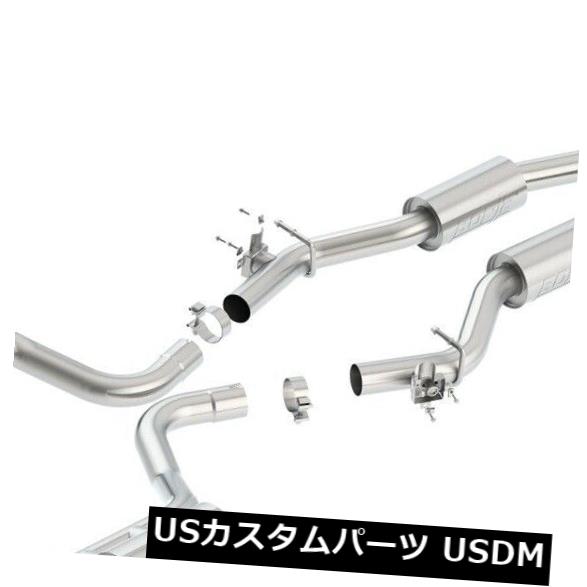 輸入マフラー Borla 140673ツーリングキャットバックシステムは15-16充電器に適合 Borla 140673 Touring Cat-Back System Fits 15-16 Charger 【並行輸入品】 264,875円