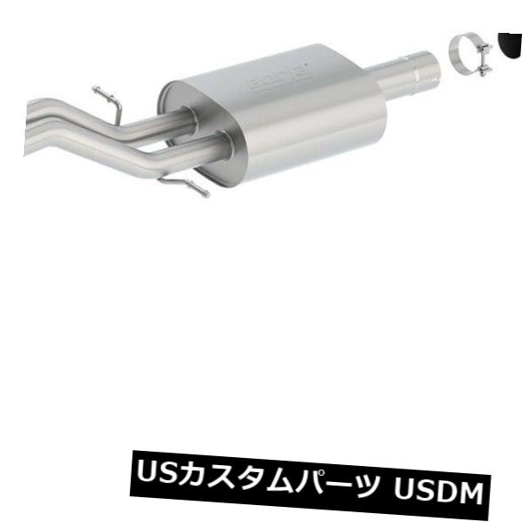 輸入マフラー 140576Bc Borla 140576Bc SタイプキャットバックエキゾーストシステムはSierra 1500に適合 140576Bc Borla 140576Bc S Type Cat Back Exhaust System Fits Sierra 1500 【並行輸入品】