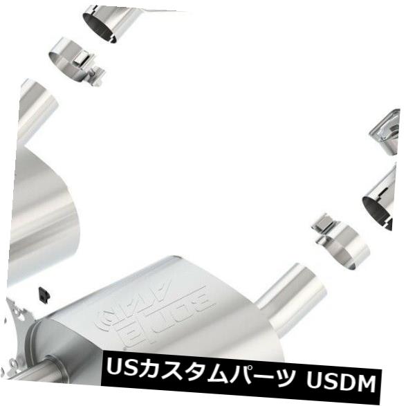 輸入マフラー Borla 11863 ATAKアクスルバック排気システムは14-19コルベットに適合 Borla 11863 ATAK Axle-Back Exhaust System Fits 14-19 Corvette 【並行輸入品】