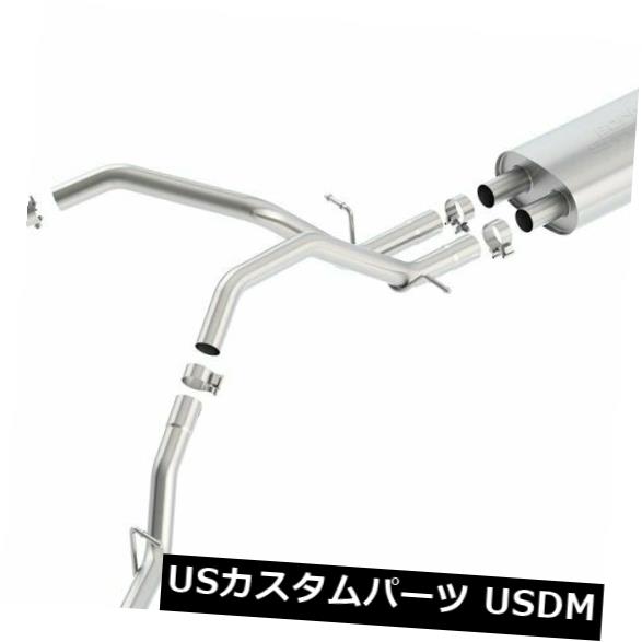 輸入マフラー Borla 09-11シボレーシルバラード/ 09-11 GMCシエラSタイプSSキャットバックエキゾースト Borla 09-11 Chevrolet Silverado / 09-11 GMC Sierra S-Type SS Catback Exhaust 【並行輸入品】