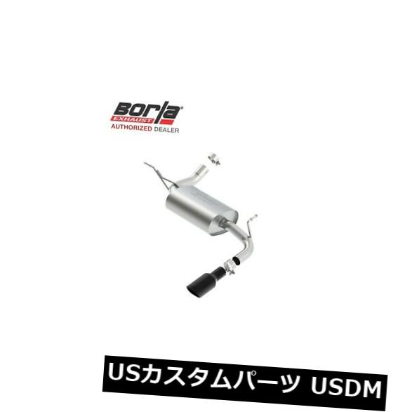 輸入マフラー BORLA 11818BCキャットバックエキゾーストシステム2012-2018ジープラングラー3.6L AT / MT 4WD BORLA 11818BC Cat-Back Exhaust System 2012-2018 Jeep WRANGLER 3.6L AT/MT 4WD 【並行輸入品】