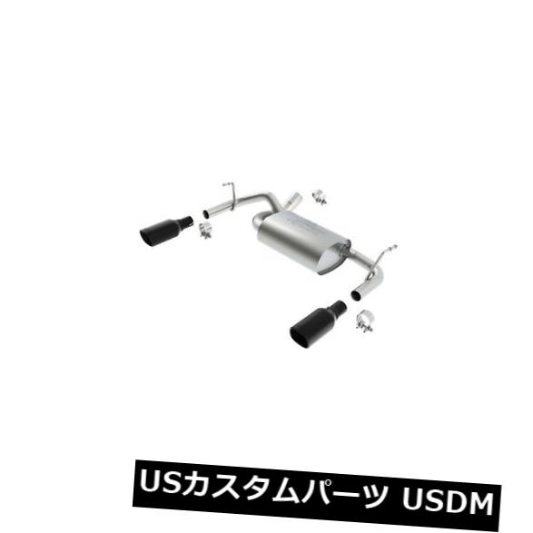 輸入マフラー Borla Axle-Back Exhaust Touring # 11834BC for JK/JKU Wrangler 2&4 door 2012-2018 【並行輸入品】