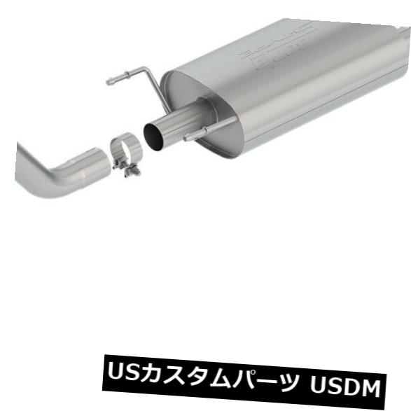輸入マフラー Borla 140680BC Sタイプキャットバックエキゾーストシステムは16-19タコマに適合 Borla 140680BC S-Type Cat-Back Exhaust System Fits 16-19 Tacoma 【並行輸入品】