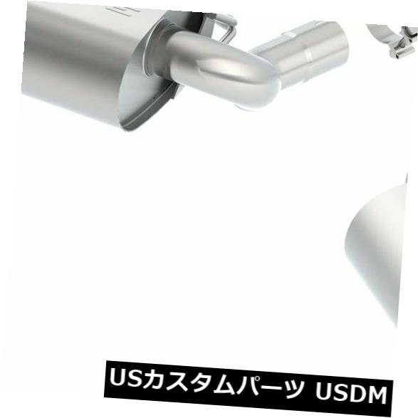 輸入マフラー Borla 2016 Chevy Camaro 6.2L AT / MT S-Typeリアセクションエキゾーストデュアルモードヴァルなし Borla 2016 Chevy Camaro 6.2L AT/MT S-Type Rear Section Exhaust w/o Dual Mode Val 【並行輸入品】
