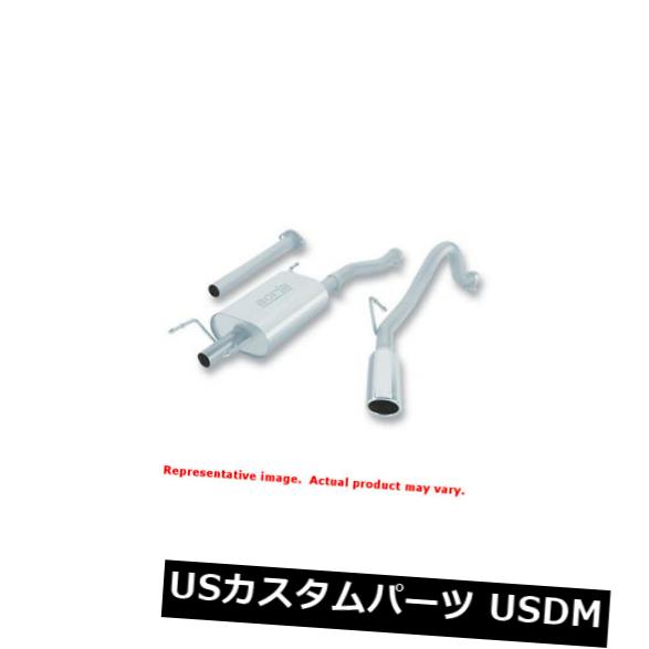 輸入マフラー Borla 140160 Borla Exhaust-クラシックキャットバックサイドフィット：トヨタ2005-2012タコ Borla 140160 Borla Exhaust - Classic Cat-Back Side Fits:TOYOTA 2005 - 2012 TACO 【並行輸入品】