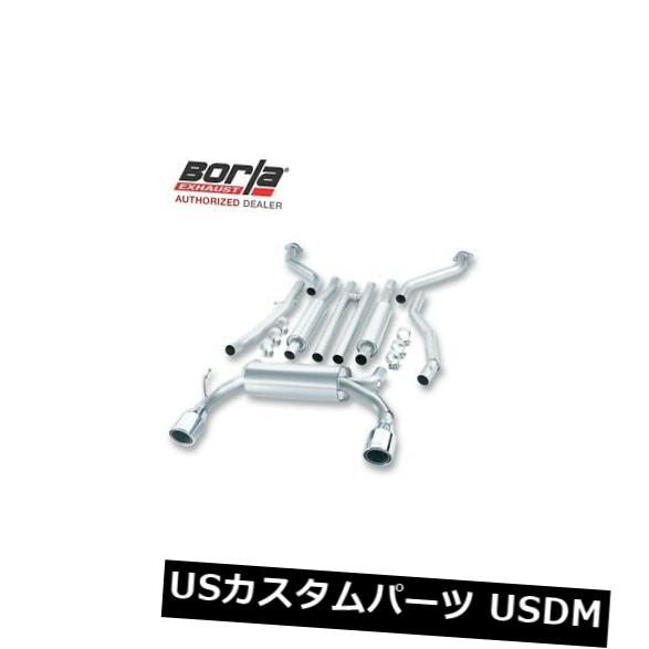 輸入マフラー BORLA 140057 Infiniti G35 3.5L V6 RWD 2DR用キャットバック排気システム2003-2007 BORLA 140057 Cat-Back Exhaust System 2003-2007 for Infiniti G35 3.5L V6 RWD 2DR 【並行輸入品】