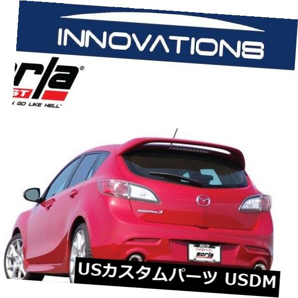 輸入マフラー 10-13マツダ3 /マツダスピード3 2.5L / 2.3Lターボ用Borlaアクスルバックエキゾースト-11786 Borla Axle-Back Exhaust For 10-13 Mazda 3 / MazdaSpeed 3 2.5L/2.3L Turbo - 11786 【並行輸入品】