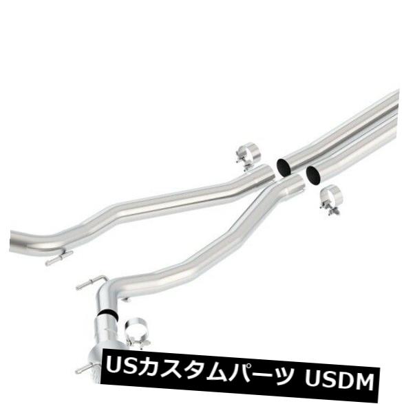 輸入マフラー 10-13カマロに適合するBorla 140280 Sタイプキャットバックエキゾーストシステム Borla 140280 S-Type Cat-Back Exhaust System Fits 10-13 Camaro 【並行輸入品】
