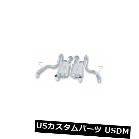 輸入マフラー 87-93マスタングGT 5.0L V8 RWD＃14139のBorla Cat-Back Exhaust S-Type Borla Cat-Back Exhaust S-Type For 87-93 Mustang GT 5.0L V8 RWD #14139 【並行輸入品】