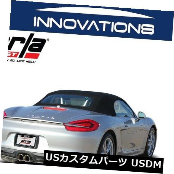 輸入マフラー 13-16 981ケイマンSボクスターS 2.7L / 3.4L 140534用Borla CatBackエキゾーストSタイプ Borla CatBack Exhaust S-Type For 13-16 981 Cayman S Boxster S 2.7L/ 3.4L 140534 【並行輸入品】