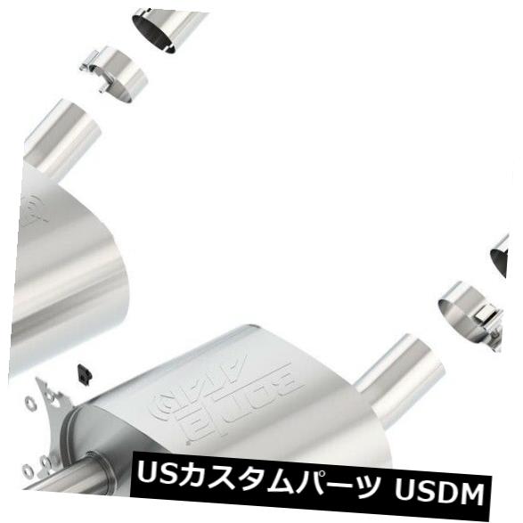 輸入マフラー Borla 11881 ATAKアクスルバック排気システムは14-19コルベットに適合 Borla 11881 ATAK Axle-Back Exhaust System Fits 14-19 Corvette 【並行輸入品】|カスタムパーツ WORLD倉庫