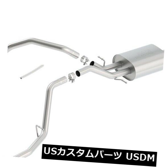輸入マフラー Borla 140571 SタイプキャットバックエキゾーストシステムはSierra 1500 Silverado 1500に適合 Borla 140571 S-Type Cat-Back Exhaust System Fits Sierra 1500 Silverado 1500 【並行輸入品】|カスタムパーツ WORLD倉庫