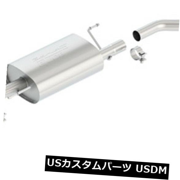 輸入マフラー 05-12トヨタタコマ4.0L CC EC用BORLA Sタイプキャットバックパフォーマンスエキゾーストキット BORLA S-Type Cat-Back Performance Exhaust Kit For 05-12 Toyota Tacoma 4.0L CC EC 【並行輸入品】