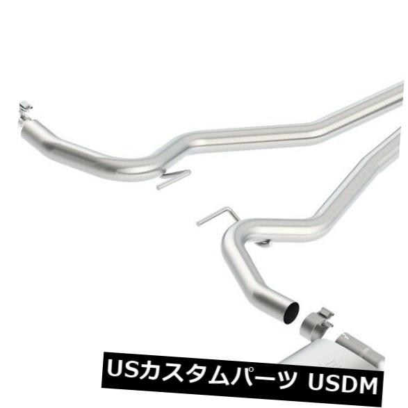 輸入マフラー Borla 140587 Sタイプキャットバックエキゾーストシステムは15-17マスタングに適合 Borla 140587 S-Type Cat-Back Exhaust System Fits 15-17 Mustang 【並行輸入品】
