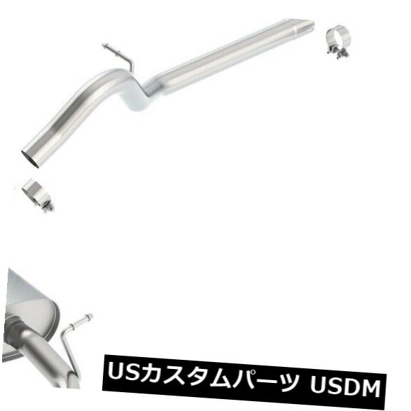 輸入マフラー Borla 140461BCツーリングキャットバックエキゾーストシステムは12-18ラングラー（JK）に適合 Borla 140461BC Touring Cat-Back Exhaust System Fits 12-18 Wrangler (JK) 【並行輸入品】｜カスタムパーツ WORLD倉庫