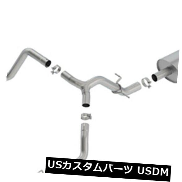 輸入マフラー Borla 140781 Cat-Back Exhaust Systemは19-20 Sierra 1500 Silverado 1500に適合 Borla 140781 Cat-Back Exhaust System Fits 19-20 Sierra 1500 Silverado 1500 【並行輸入品】