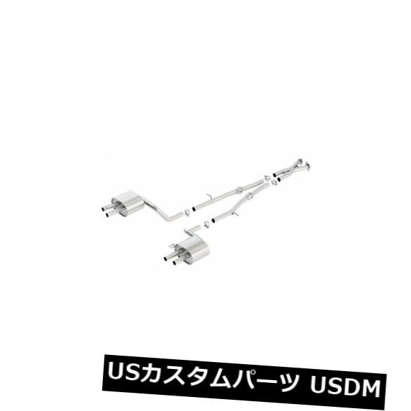 輸入マフラー 2018 KIA Stinger 3.3L V6 Turbo＃140736のBorla Cat-Back Exhaust S-Type Borla Cat-Back Exhaust S-Type For 2018 KIA Stinger 3.3L V6 Turbo #140736 【並行輸入品】