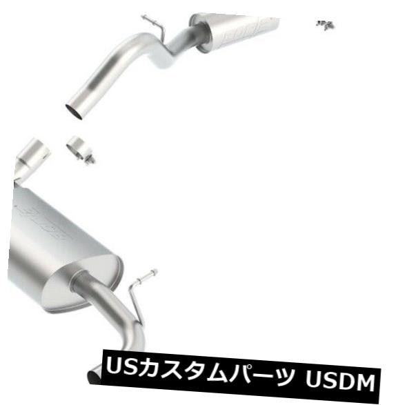 輸入マフラー Borla 140462ツーリングキャットバックエキゾーストシステムは12-18ラングラー（JK）に適合 Borla 140462 Touring Cat-Back Exhaust System Fits 12-18 Wrangler (JK) 【並行輸入品】
