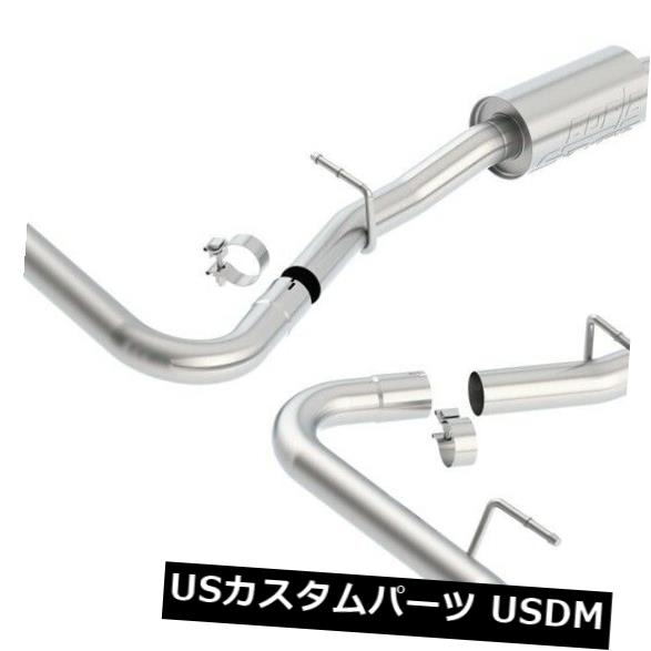 輸入マフラー Borla 140052 Sタイプキャットバックエキゾーストシステムは99-04ムスタングに適合 Borla 140052 S-Type Cat-Back Exhaust System Fits 99-04 Mustang 【並行輸入品】