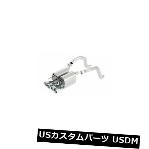 輸入マフラー Borla 11814ステンレスツーリングリアセクション Borla 11814 Stainless Steel Touring Rear Section 【並行輸入品】