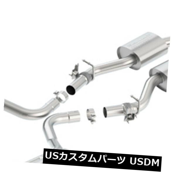 輸入マフラー BORLA ATAKキャットバックパフォーマンスエキゾーストキットは16-18チャレンジャーRT 5.7L V8に適合 BORLA ATAK Cat-Back Performance Exhaust Kit Fits 16-18 Challenger RT 5.7L V8 【並行輸入品】｜カスタムパーツ WORLD倉庫