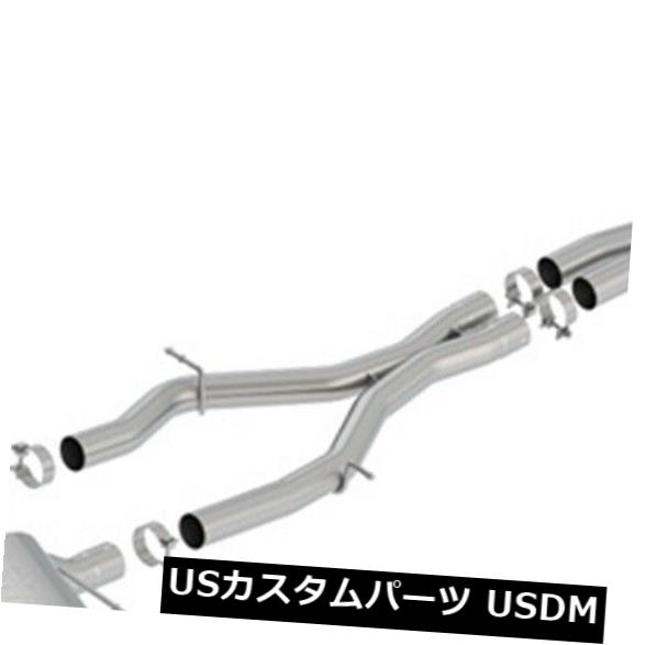 輸入マフラー Borla 140726CFBA Sタイプキャットバックエキゾーストシステムは17-20カマロに適合 Borla 140726CFBA S-Type Cat-Back Exhaust System Fits 17-20 Camaro 【並行輸入品】