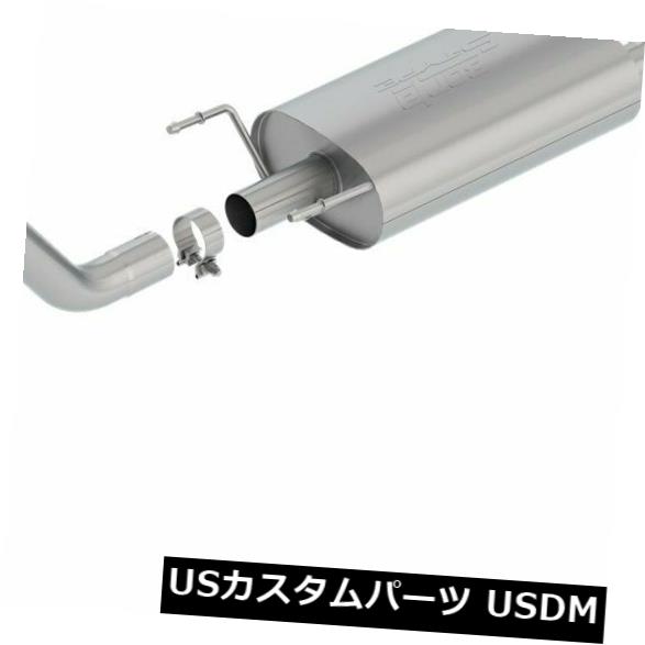 輸入マフラー タコマ16-18 3.5L AT 4DRショートベッド用ブラッククロームチップ付きBorla Catbackエキゾースト Borla Catback Exhaust w/ Black Chrome Tip for Tacoma 16-18 3.5L AT 4DR Short Bed 【並行輸入品】｜カスタムパーツ WORLD倉庫