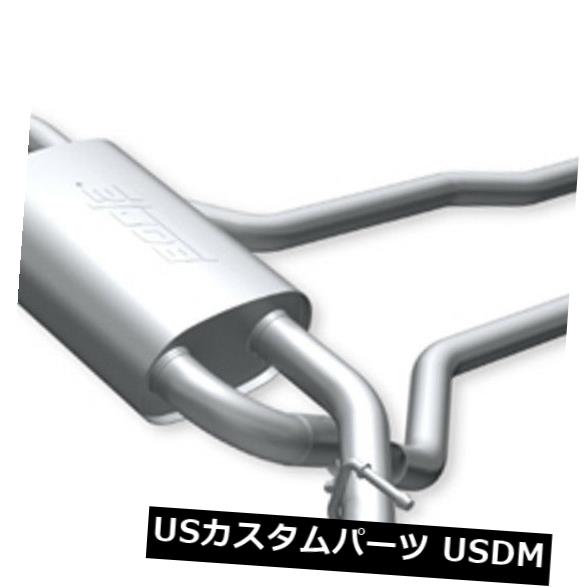 輸入マフラー BORLA S-TYPEキャットバックパフォーマンスエキゾーストキットは10-16ヒュンダイジェネシス3.8L V6に適合 BORLA S-TYPE Cat-Back Performance Exhaust Kit Fits 10-16 Hyundai Genesis 3.8L V6 【並行輸入品】