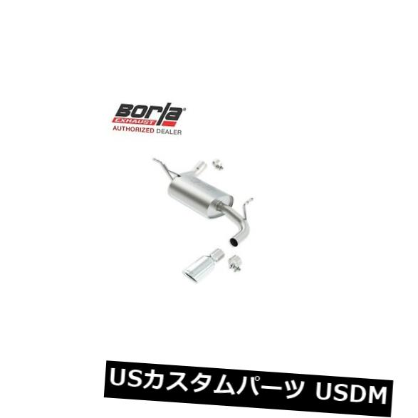 輸入マフラー BORLA 11818キャットバックエキゾーストシステム2012-2018ジープラングラー3.6L V6 AT / MT 4WD BORLA 11818 Cat-Back Exhaust System 2012-2018 Jeep WRANGLER 3.6L V6 AT/MT 4WD 【並行輸入品】