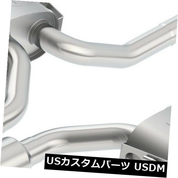 輸入マフラー 11-15 CTSに適合するBorla 11823 Sタイプアクスルバックエキゾーストシステム Borla 11823 S-Type Axle-Back Exhaust System Fits 11-15 CTS 【並行輸入品】