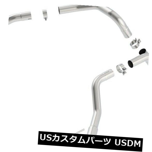 輸入マフラー Borla 140553BCツーリングキャットバックエキゾーストシステムは09-18 1500 Ram 1500に適合 Borla 140553BC Touring Cat-Back Exhaust System Fits 09-18 1500 Ram 1500 【並行輸入品】｜カスタムパーツ WORLD倉庫