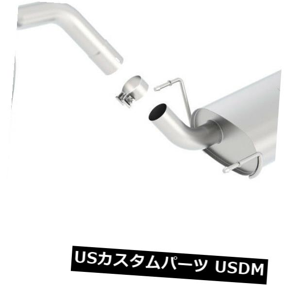 輸入マフラー BORLAツーリングキャットバックパフォーマンスシングルエキゾースト10-18トヨタ4ランナー4.0L 4DR BORLA Touring Cat-Back Performance Single Exhaust 10-18 Toyota 4Runner 4.0L 4DR 【並行輸入品】