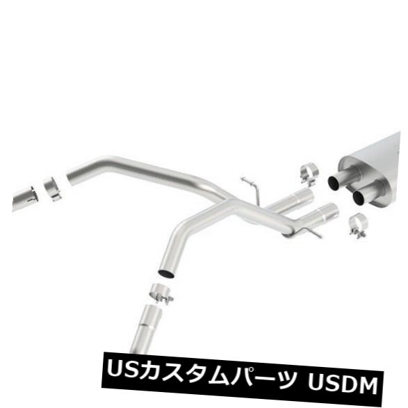 輸入マフラー BORLAツーリングキャットバックパフォーマンスエキゾーストキットは2009-2013シルバラード1500に適合 BORLA Touring Cat-Back Performance Exhaust Kit Fits 2009-2013 Silverado 1500 【並行輸入品】｜カスタムパーツ WORLD倉庫 206,580円