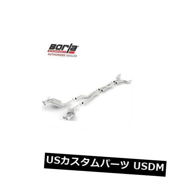 輸入マフラー BORLA 140494キャットバックエキゾーストシステムSタイプ2012-2015シボレーカマロZL1 / SS / 1LE BORLA 140494 Cat-Back Exhaust System S-Type 2012-2015 Chevy CAMARO ZL1/SS/1LE 【並行輸入品】