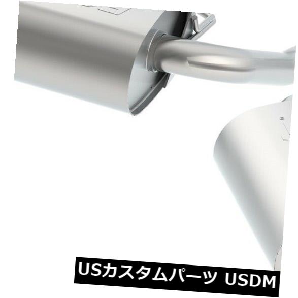 輸入マフラー 16-19カマロに適合するBorla 11934 ATAKアクスルバックエキゾーストシステム Borla 11934 ATAK Axle-Back Exhaust System Fits 16-19 Camaro 【並行輸入品】