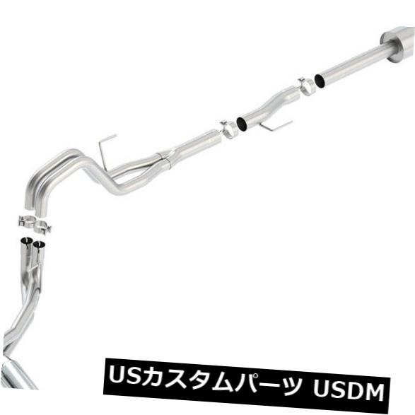 輸入マフラー Borla 140619 ATAK Cat-Back Exhaust System Fits 15-19 F-150 Borla 140619 ATAK Cat-Back Exhaust System Fits 15-19 F-150 【並行輸入品】